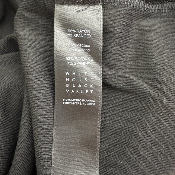 2/$30 White House Black Market Half Bell Sleeve Cocktail Shift Dress XS #9920 - Picture 8 of 9